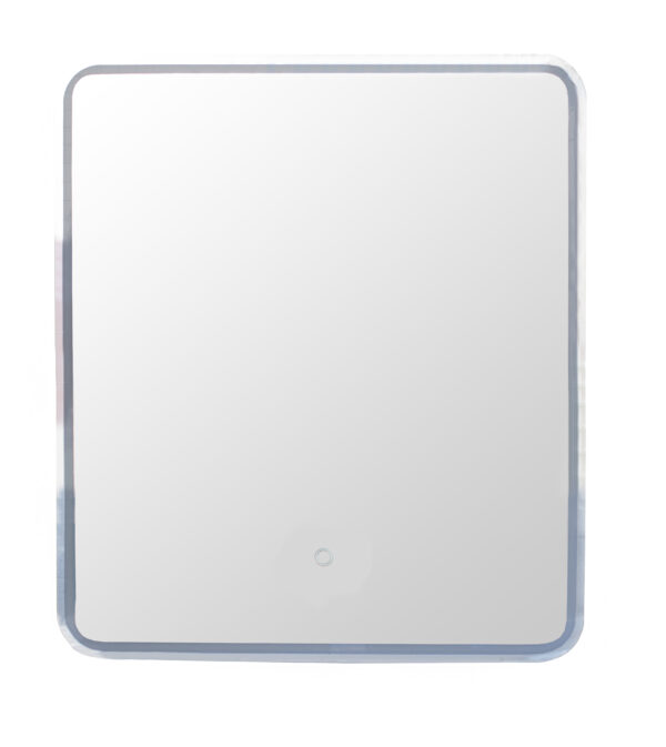 Зеркало-шкаф "Каре 60*80" с подсветкой, сенсор на зеркале