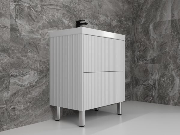 тумба 70 белый софт рефлёный напольная бок — копия