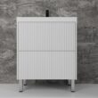 Тумба напольная Style Line Стокгольм 70 под Classic 70 белый рифленый софт