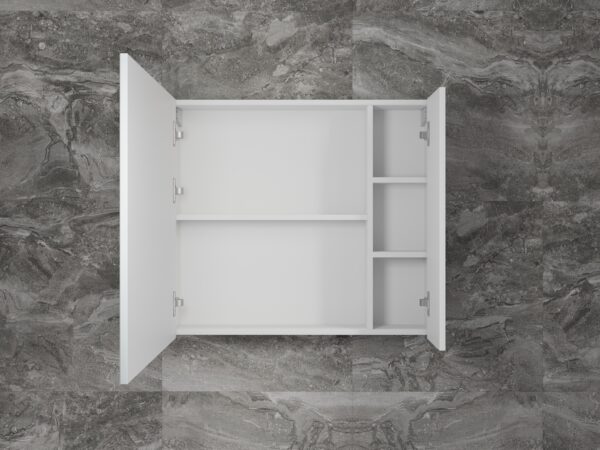 ЗШ 800 белый софт рифлёный открытые створки ЗШ 800 белый софт рифлёный открытые створки
