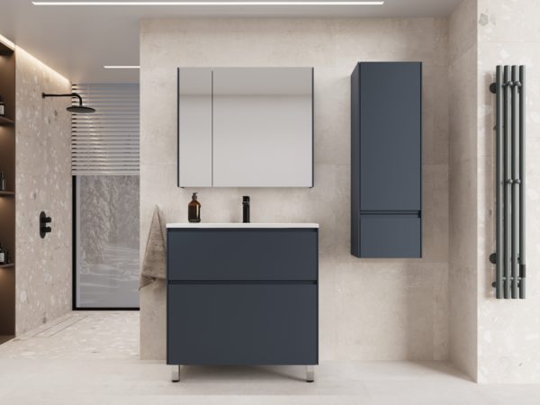 Лима комплект графит напольная тумба