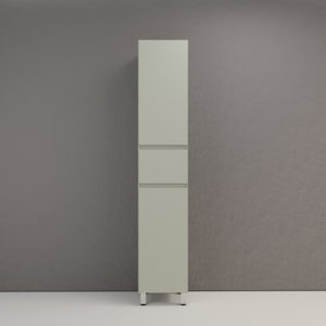 Пенал напольный STYLE LINE Манхэттен 36, ЭМАЛЬ 1 ящ., 2 створки, PLUS олива