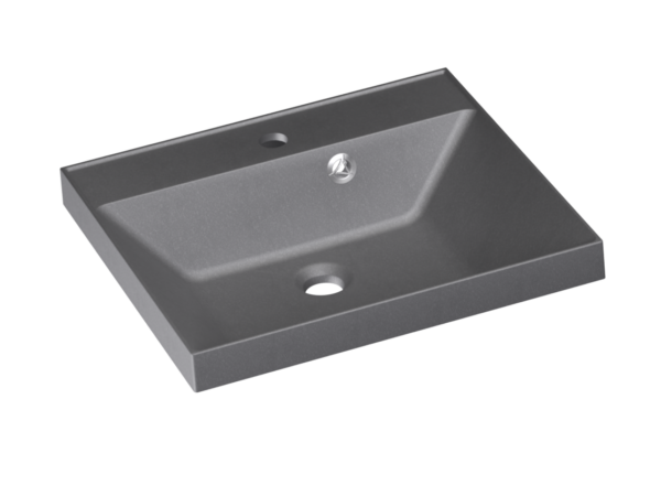 Умывальник ASTI 500x450 кварц, серый шелк